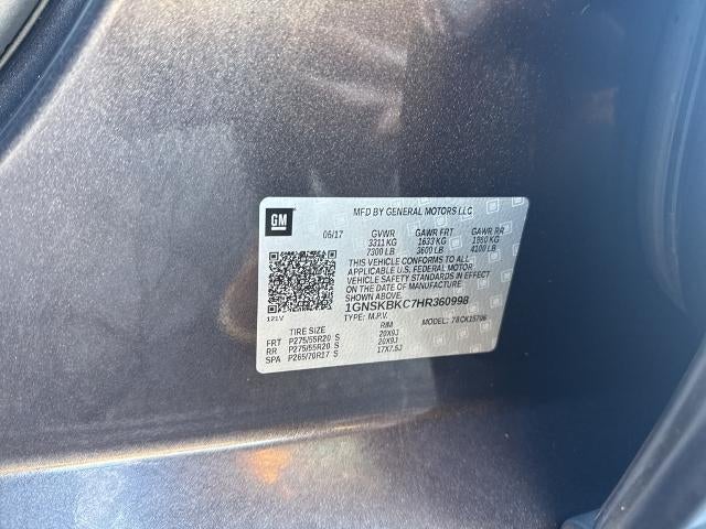 2017 Chevrolet Tahoe 4WD LT