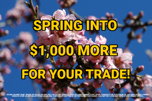 Get $1,000 more for your trade.