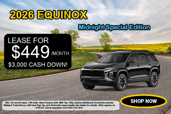 2026 Equinox for sale 