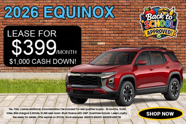 Lease a new Equinox. 