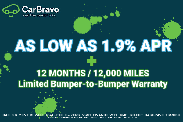 Financing as low as 1.9%.