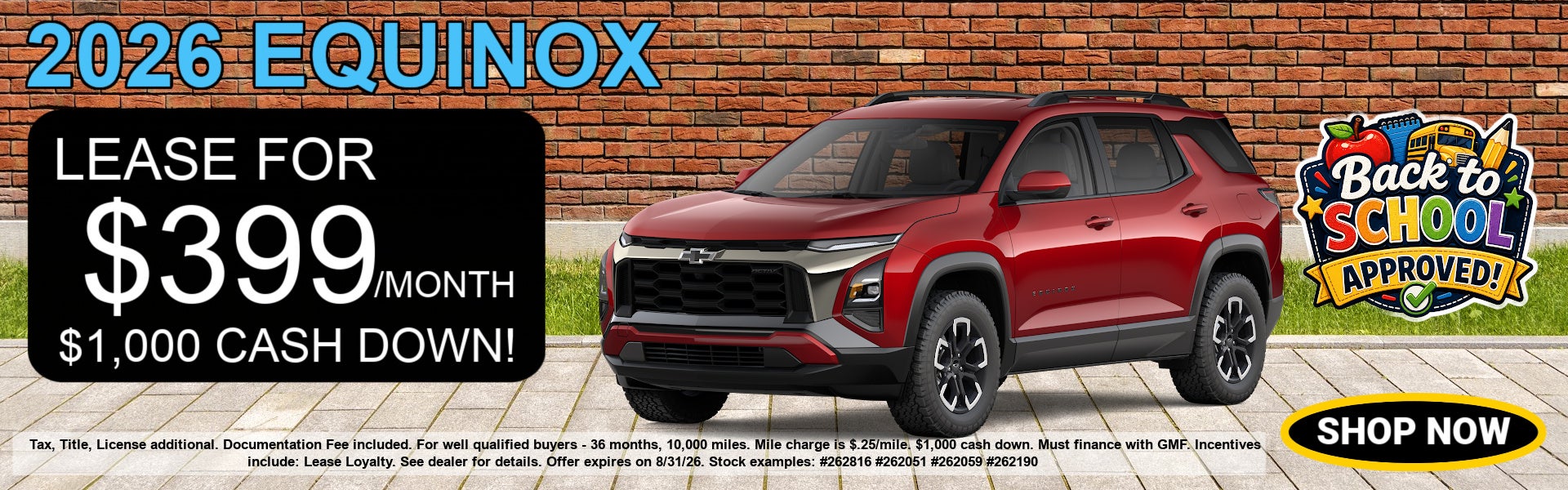 Lease a new Equinox.