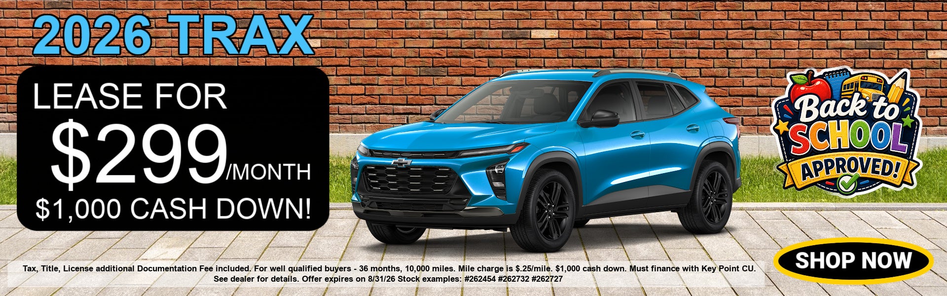New Chevy Trax for sale. 