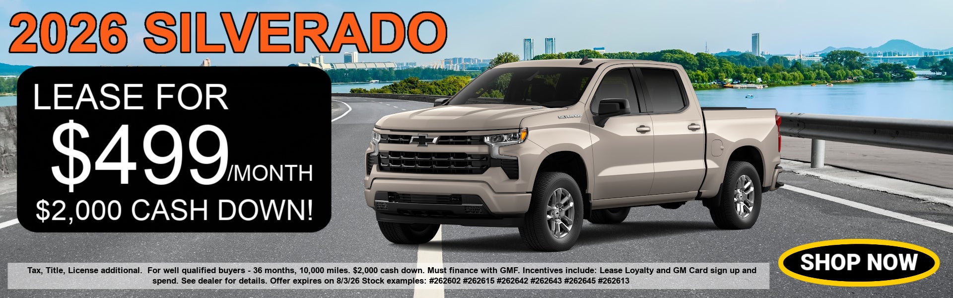 New 2026 Silverado for sale