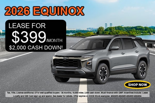 Buy a new 2026 Equinox. 