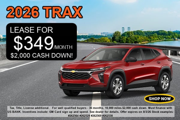 Buy a new 2026 Trax.