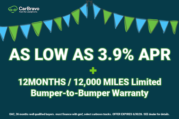 CarBravo offering 3.9% APR