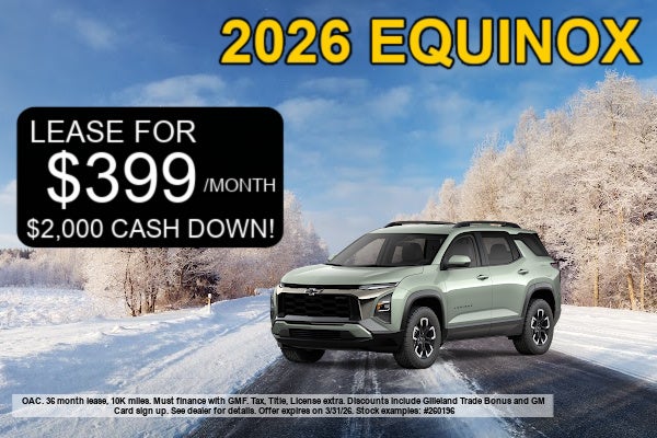 2026 Chevy Equinox for sale. 
