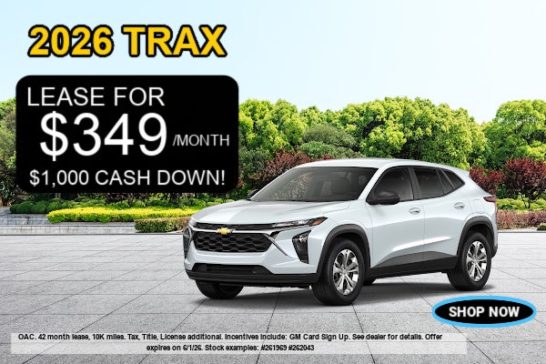 Buying a new 2026 Trax