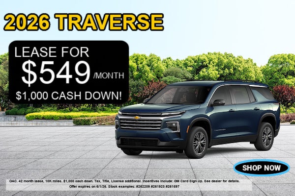 2026 Traverse for sale. 