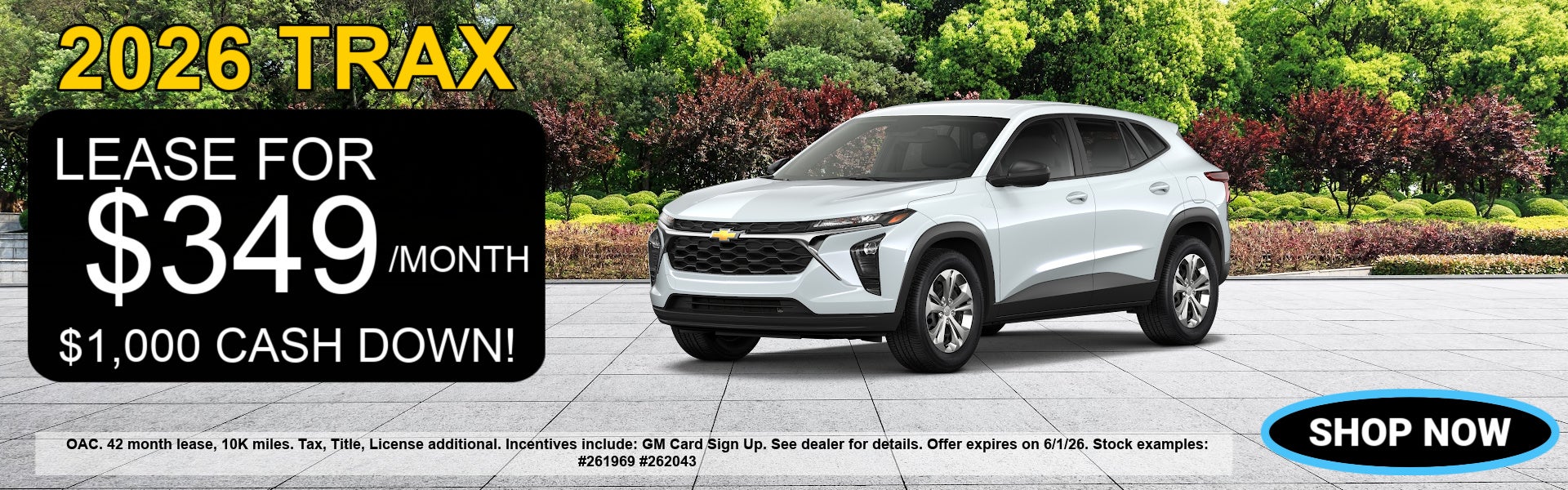 Buying a new 2026 Trax. 