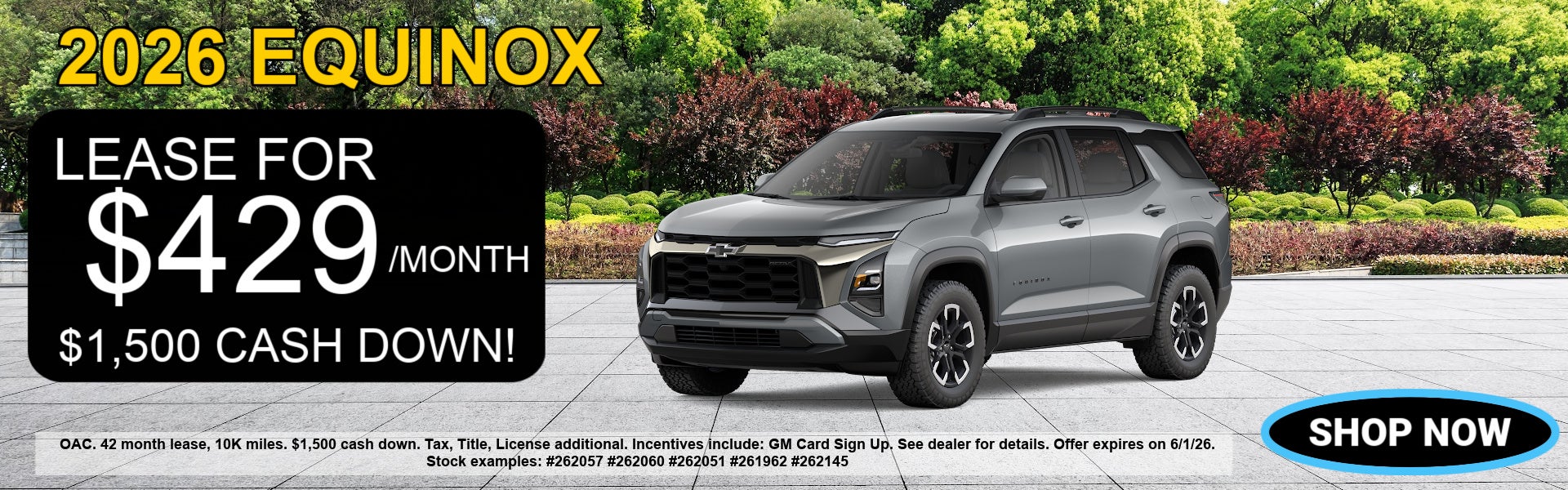 Buying a 2026 Equinox