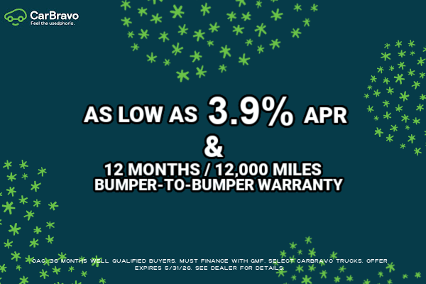 Financing as low as 3.9%