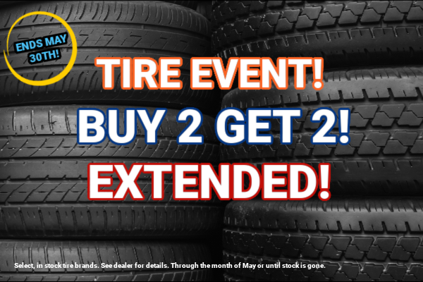 Buy 2 get 2 tire offer