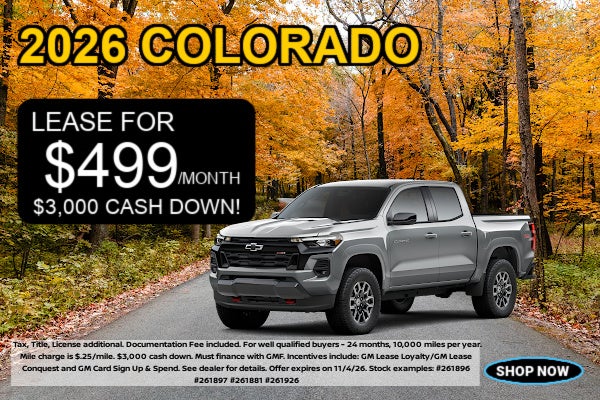 New 2026 Colorado for sale. 