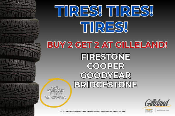 Buying tires.