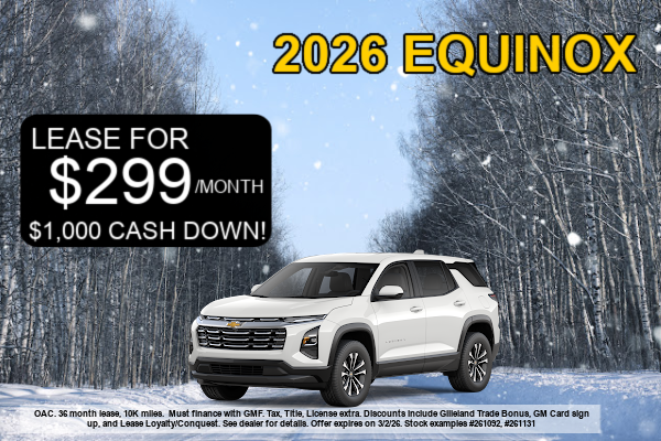 2026 Equinox for sale