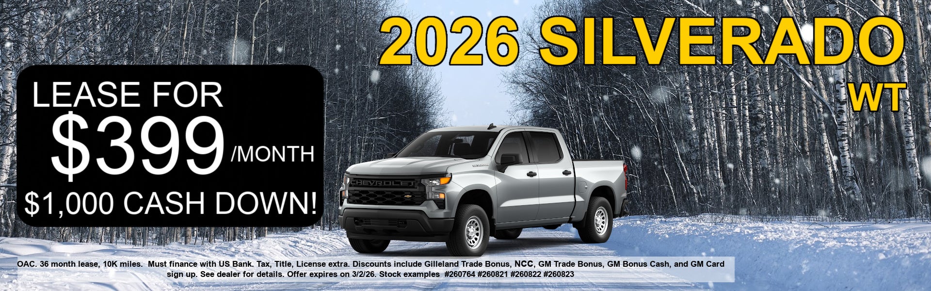 2026 Silverado for sale 
