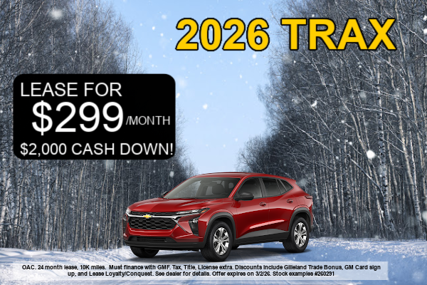2026 Chevy Trax for sale 